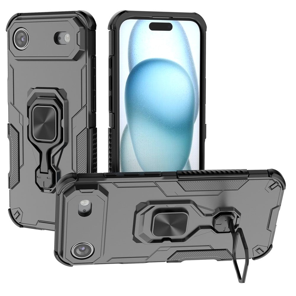 Hybrid Military Grade Armor Kickstand Rotating Ring Holder Case for Apple iPhone 17 Air