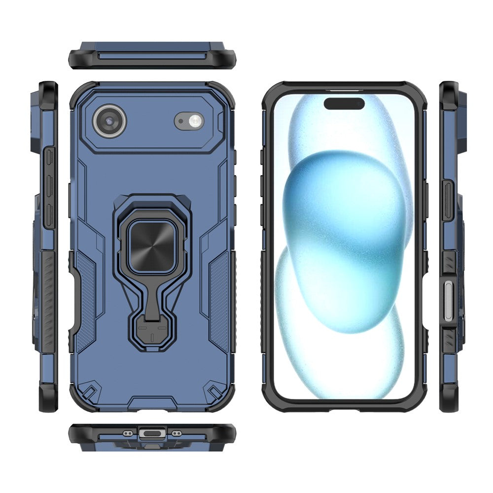 Hybrid Military Grade Armor Kickstand Rotating Ring Holder Case for Apple iPhone 17 Air