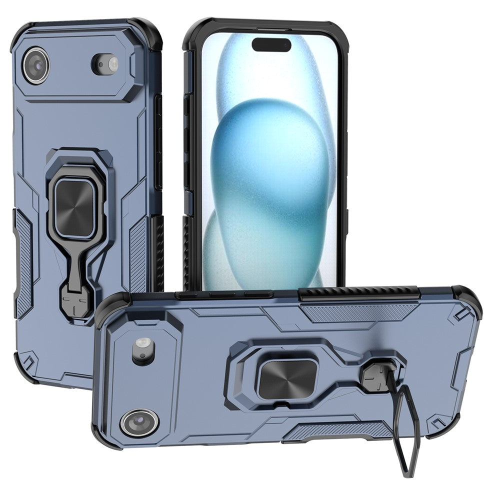 Hybrid Military Grade Armor Kickstand Rotating Ring Holder Case for Apple iPhone 17 Air