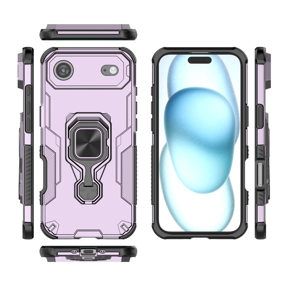 Hybrid Military Grade Armor Kickstand Rotating Ring Holder Case for Apple iPhone 17 Air