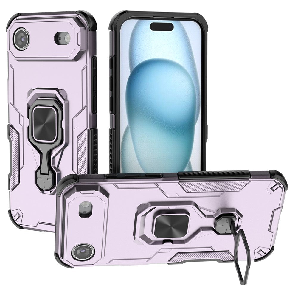 Hybrid Military Grade Armor Kickstand Rotating Ring Holder Case for Apple iPhone 17 Air