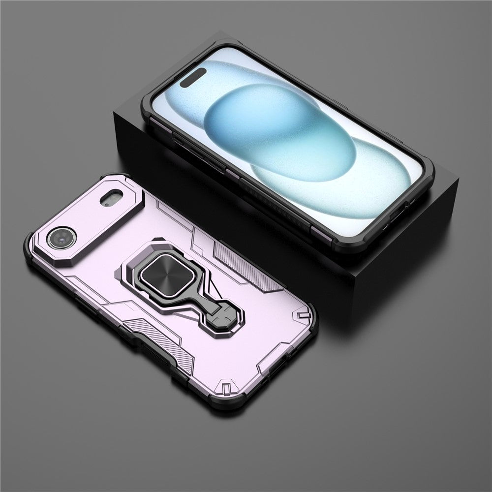 Hybrid Military Grade Armor Kickstand Rotating Ring Holder Case for Apple iPhone 17 Air