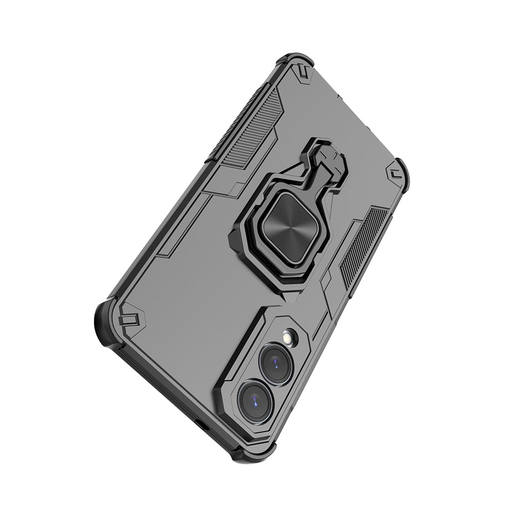 Hybrid Military Grade Armor Kickstand Rotating Ring Holder Case for Samsung Galaxy S25 Edge 5G