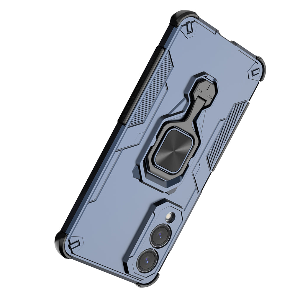 Hybrid Military Grade Armor Kickstand Rotating Ring Holder Case for Samsung Galaxy S25 Edge 5G
