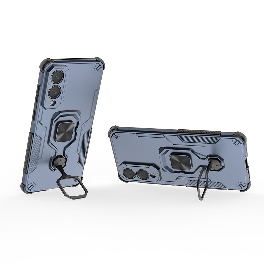 Hybrid Military Grade Armor Kickstand Rotating Ring Holder Case for Samsung Galaxy S25 Edge 5G