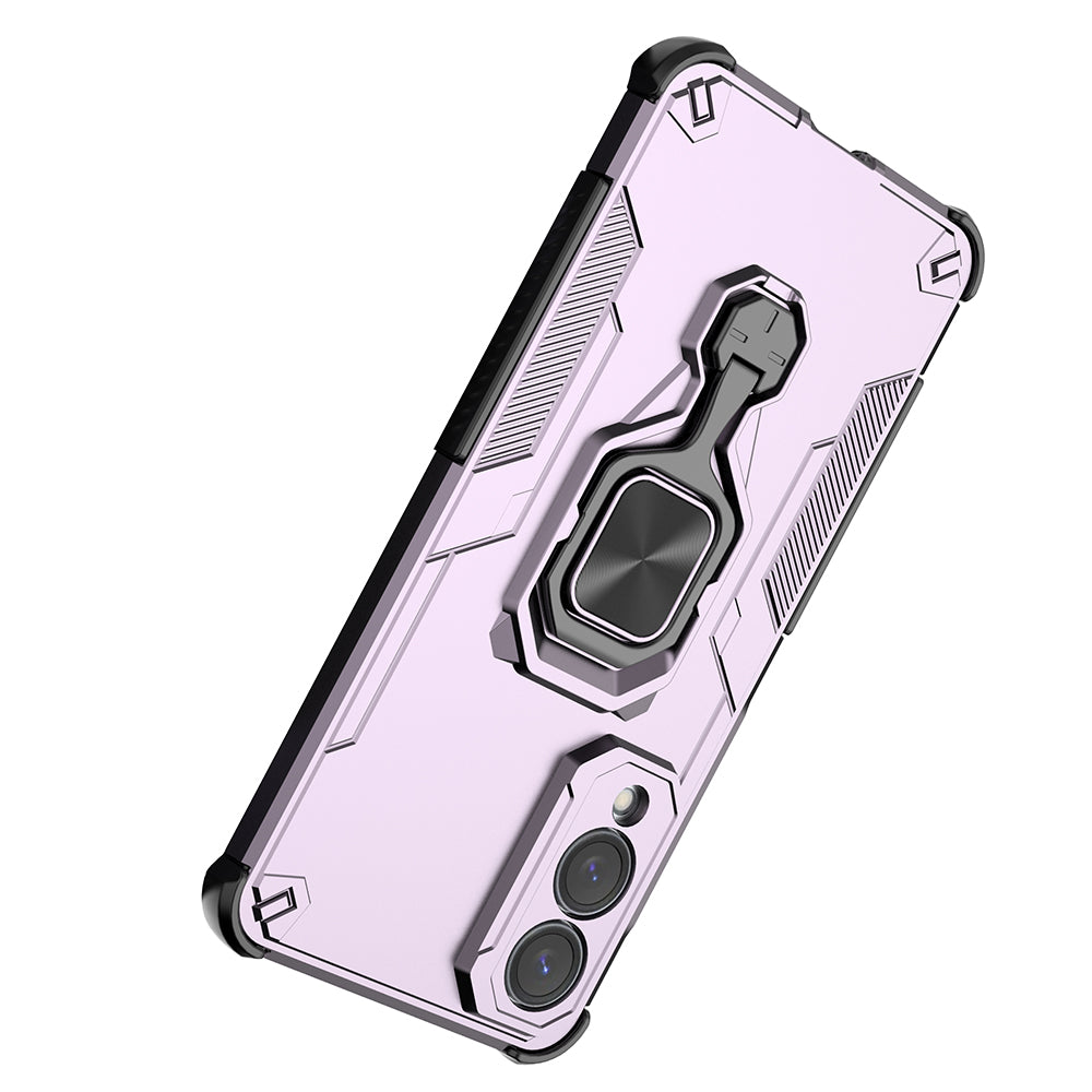 Hybrid Military Grade Armor Kickstand Rotating Ring Holder Case for Samsung Galaxy S25 Edge 5G