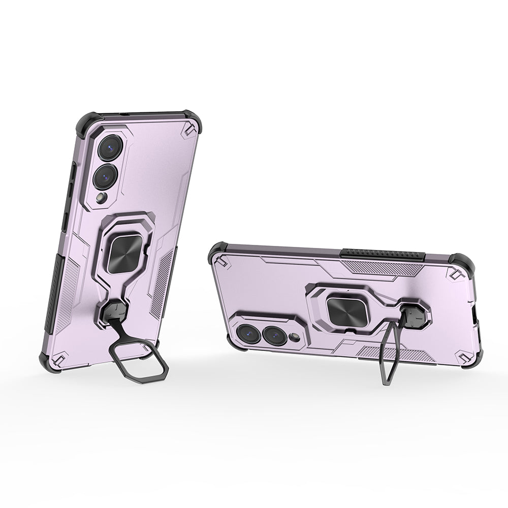 Hybrid Military Grade Armor Kickstand Rotating Ring Holder Case for Samsung Galaxy S25 Edge 5G