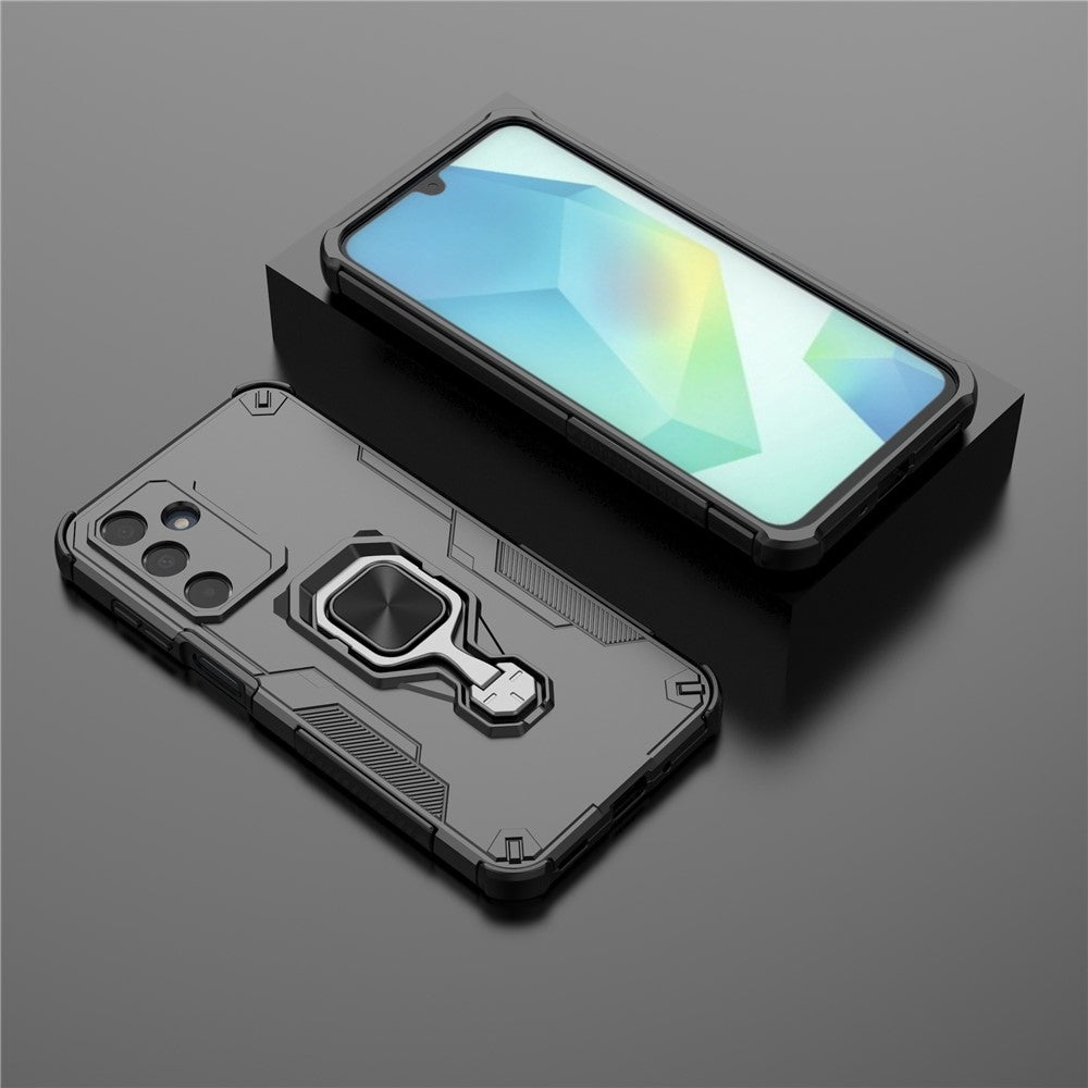 Hybrid Military Grade Armor Kickstand Rotating Ring Holder Case for Samsung Galaxy M36 5G