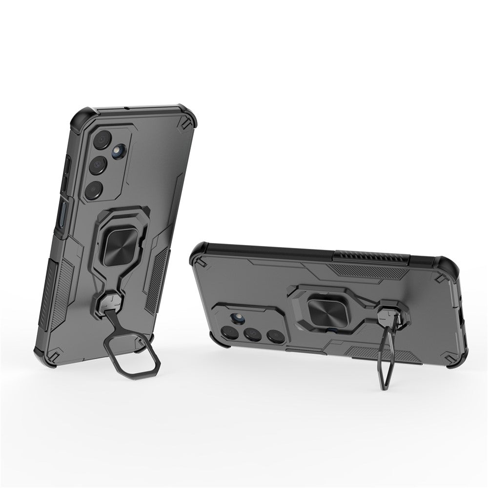 Hybrid Military Grade Armor Kickstand Rotating Ring Holder Case for Samsung Galaxy M36 5G