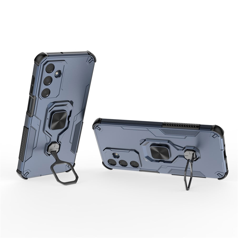 Hybrid Military Grade Armor Kickstand Rotating Ring Holder Case for Samsung Galaxy M36 5G