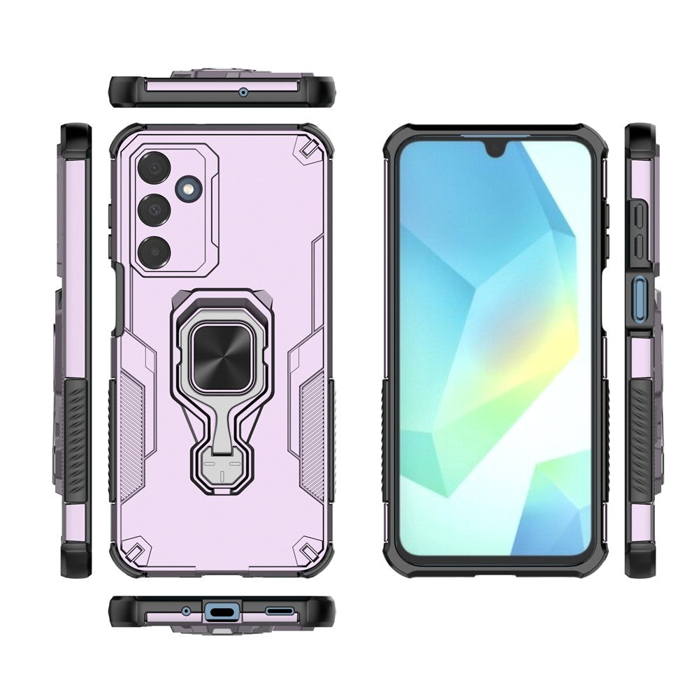 Hybrid Military Grade Armor Kickstand Rotating Ring Holder Case for Samsung Galaxy M36 5G