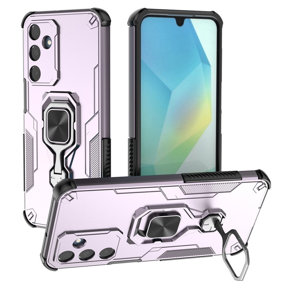 Hybrid Military Grade Armor Kickstand Rotating Ring Holder Case for Samsung Galaxy M36 5G