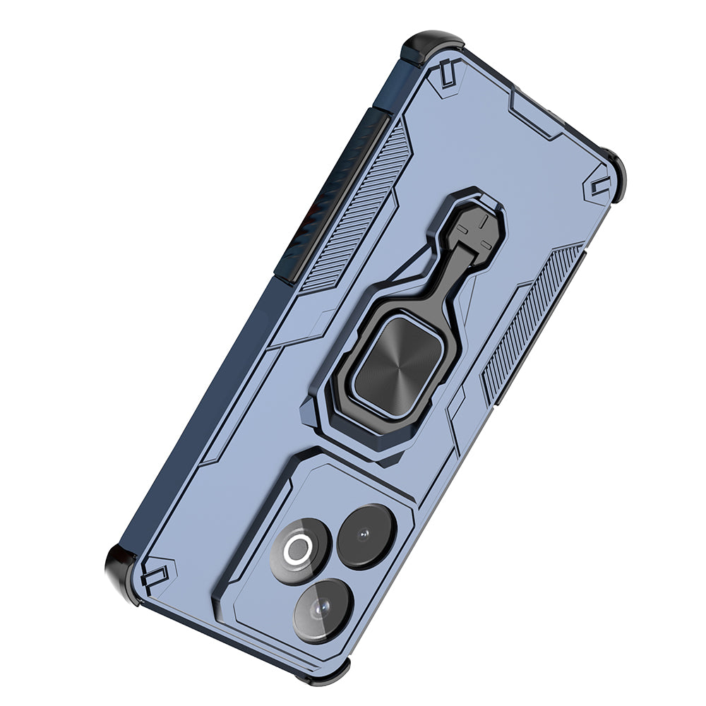 Hybrid Military Grade Armor Kickstand Rotating Ring Holder Case for Realme GT 7 5G / 7T 5G