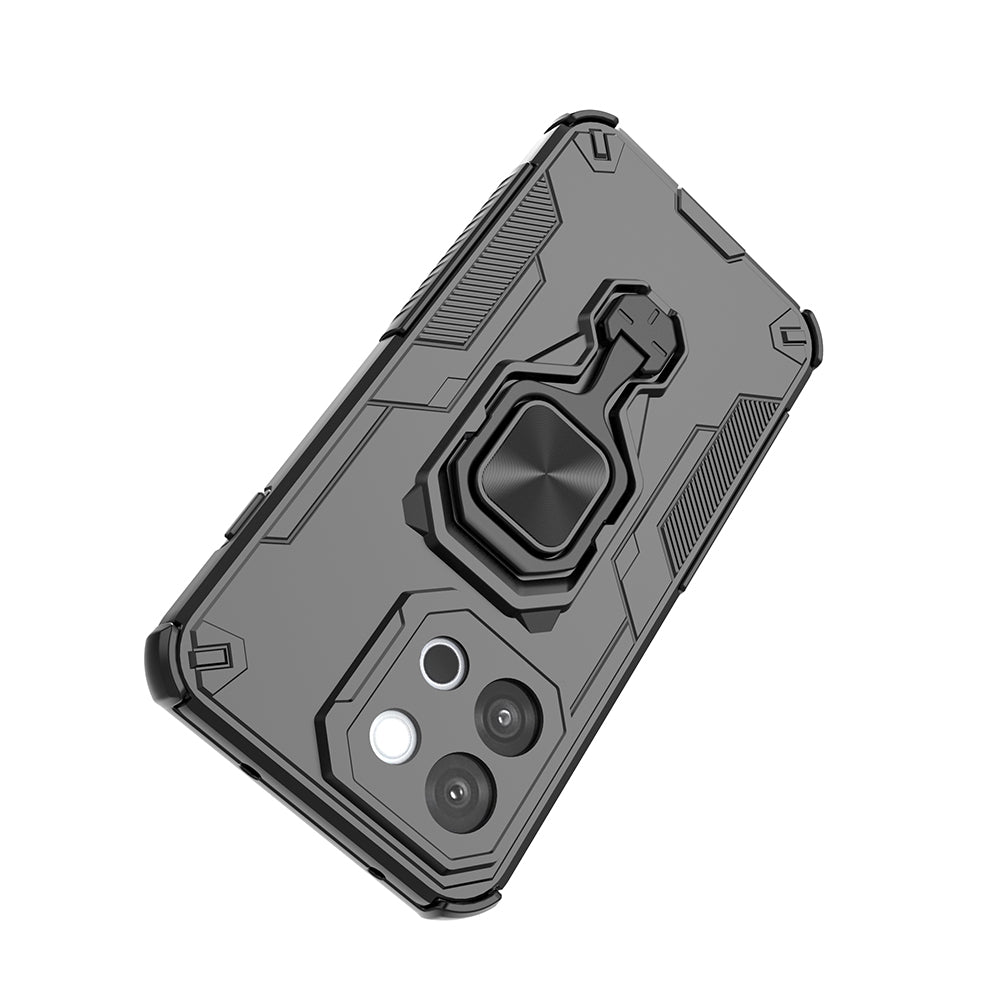 Hybrid Military Grade Armor Kickstand Rotating Ring Holder Case for OnePlus 13s 5G / 13T 5G