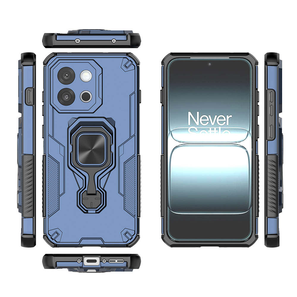 Hybrid Military Grade Armor Kickstand Rotating Ring Holder Case for OnePlus 13s 5G / 13T 5G