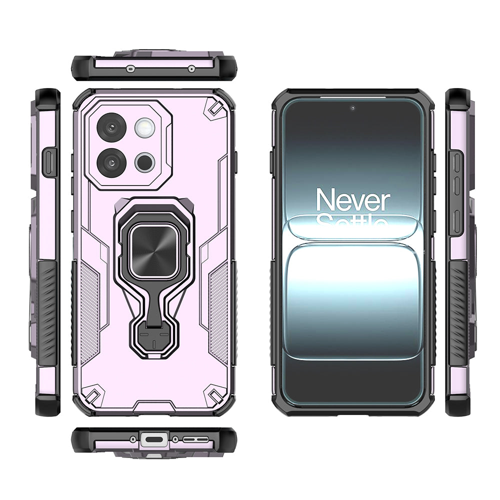 Hybrid Military Grade Armor Kickstand Rotating Ring Holder Case for OnePlus 13s 5G / 13T 5G