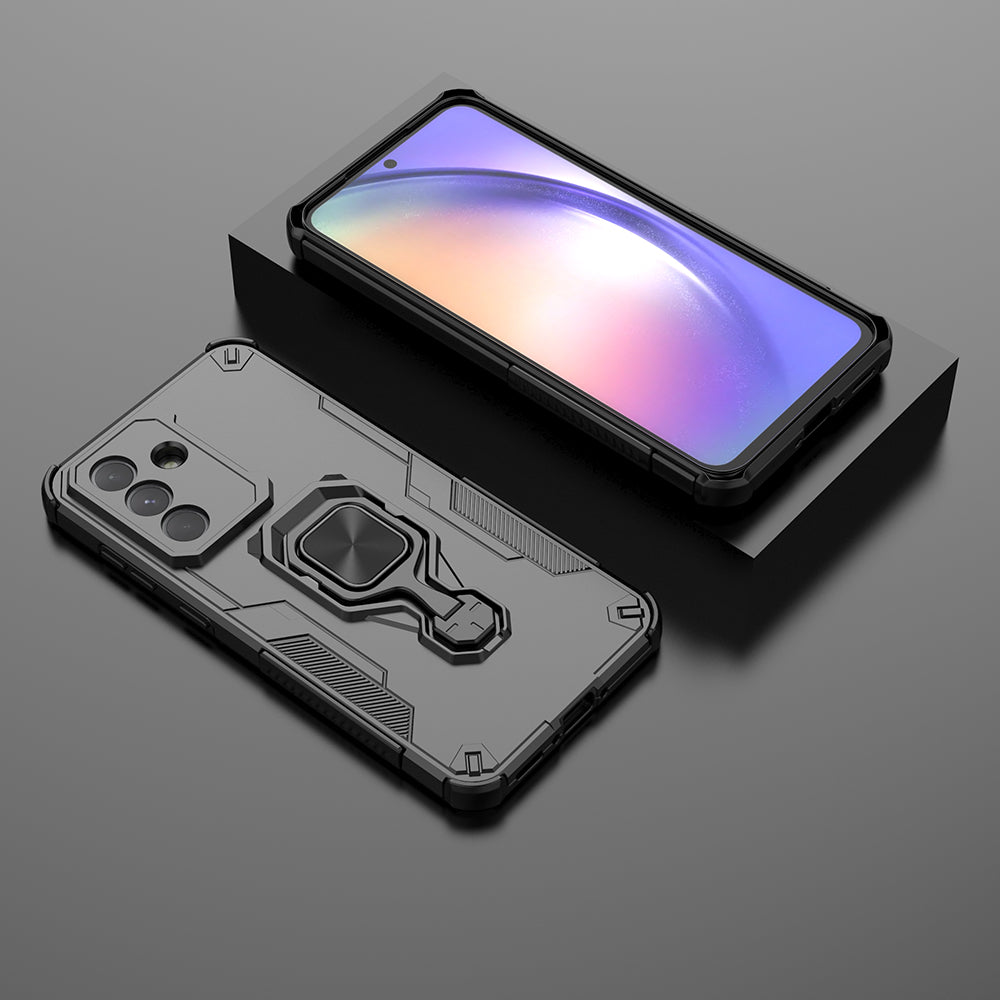 Hybrid Military Grade Armor Kickstand Rotating Ring Holder Case for Samsung Galaxy A36 5G