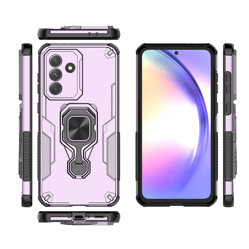 Hybrid Military Grade Armor Kickstand Rotating Ring Holder Case for Samsung Galaxy A36 5G