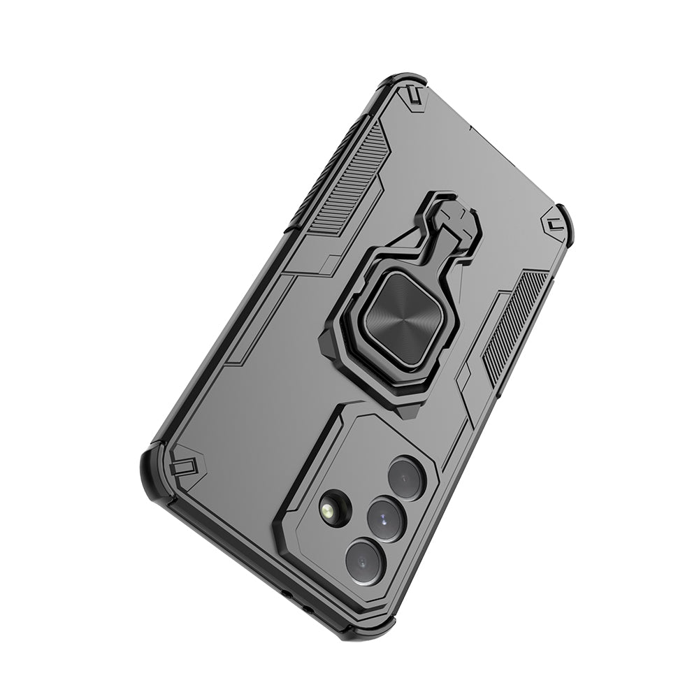 Hybrid Military Grade Armor Kickstand Rotating Ring Holder Case for Samsung Galaxy A56 5G