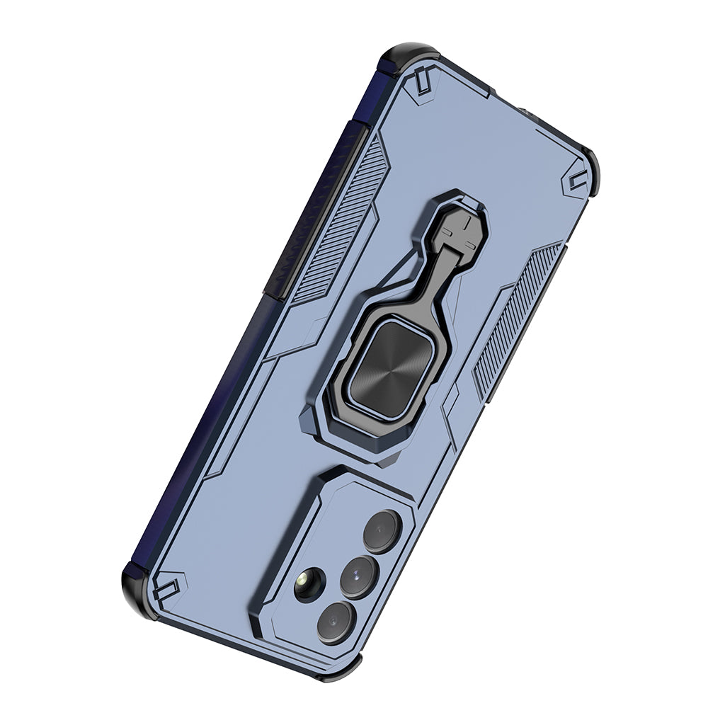 Hybrid Military Grade Armor Kickstand Rotating Ring Holder Case for Samsung Galaxy A56 5G