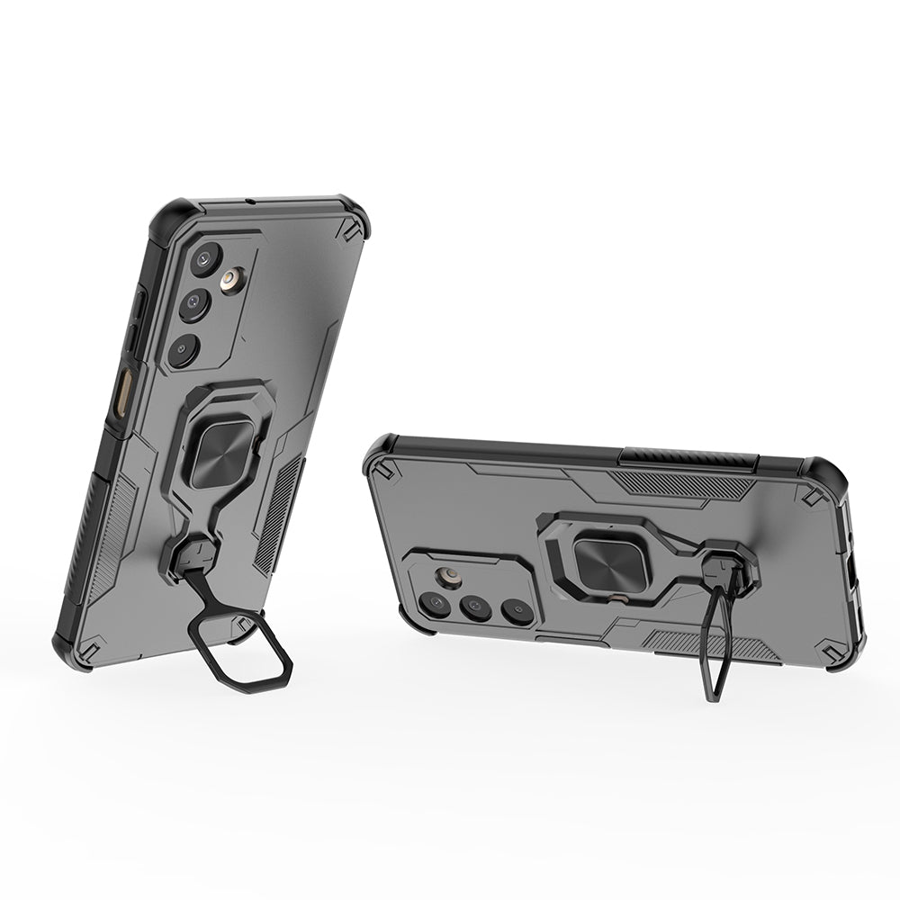 Hybrid Military Grade Armor Kickstand Rotating Ring Holder Case for Samsung Galaxy M16 5G / F16 5G
