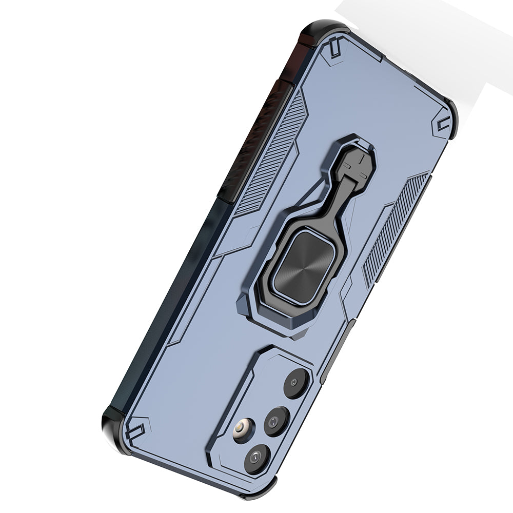 Hybrid Military Grade Armor Kickstand Rotating Ring Holder Case for Samsung Galaxy M16 5G / F16 5G