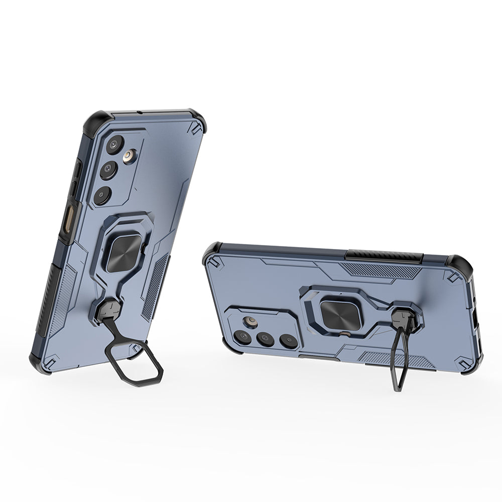 Hybrid Military Grade Armor Kickstand Rotating Ring Holder Case for Samsung Galaxy M16 5G / F16 5G