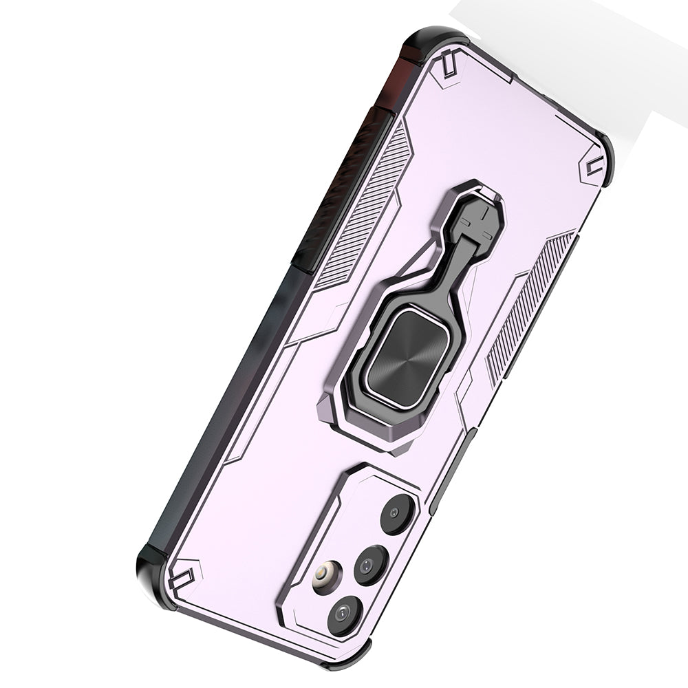 Hybrid Military Grade Armor Kickstand Rotating Ring Holder Case for Samsung Galaxy M16 5G / F16 5G