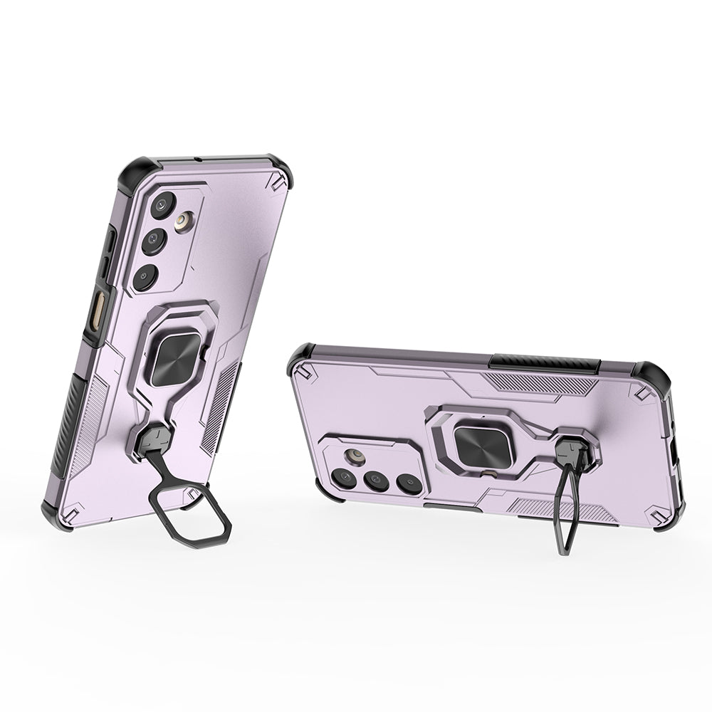 Hybrid Military Grade Armor Kickstand Rotating Ring Holder Case for Samsung Galaxy M16 5G / F16 5G