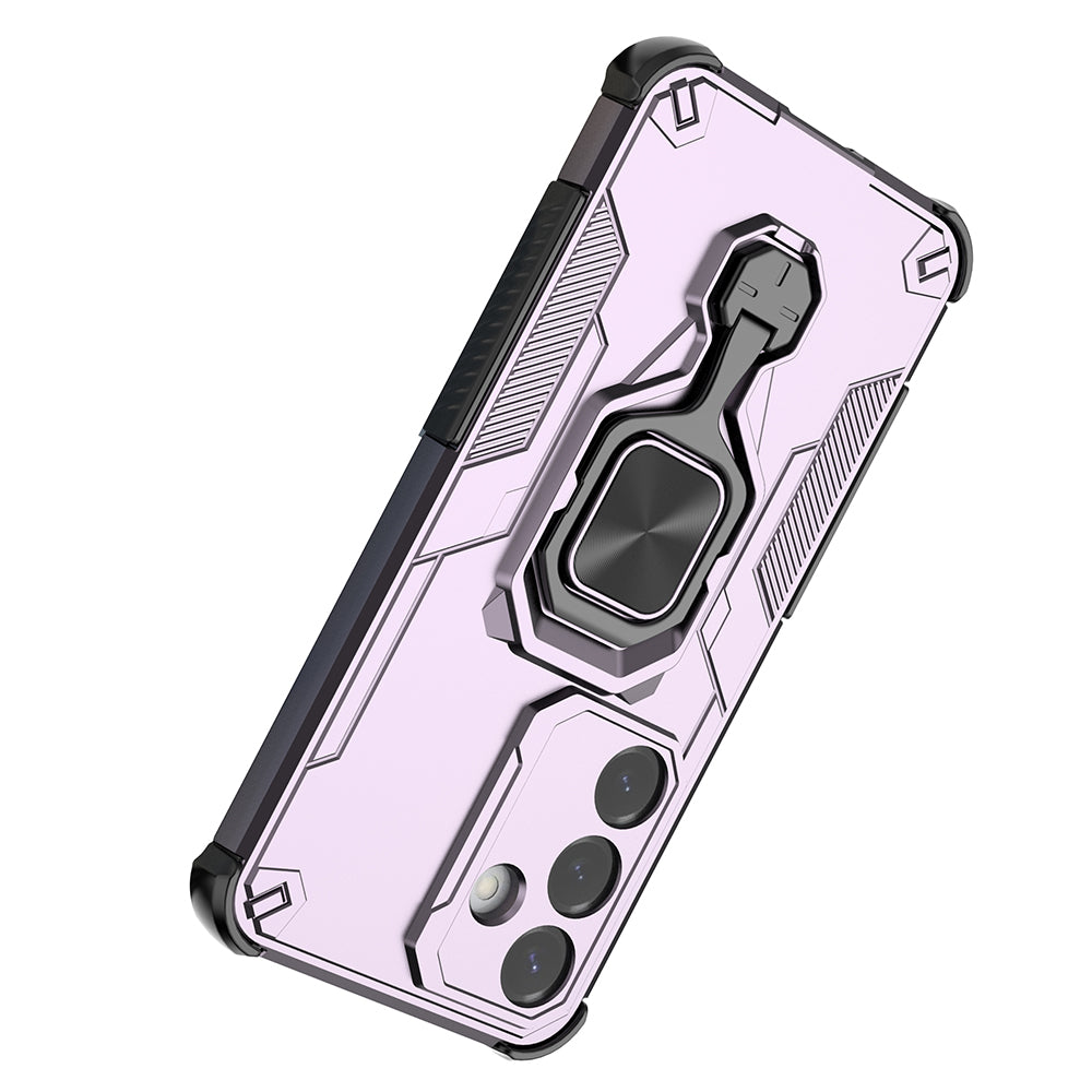 Hybrid Military Grade Armor Kickstand Rotating Ring Holder Case for Samsung Galaxy S25 5G