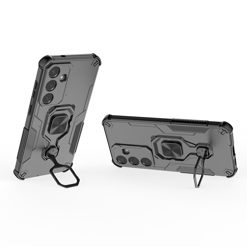 Hybrid Military Grade Armor Kickstand Rotating Ring Holder Case for Samsung Galaxy S25 Plus 5G