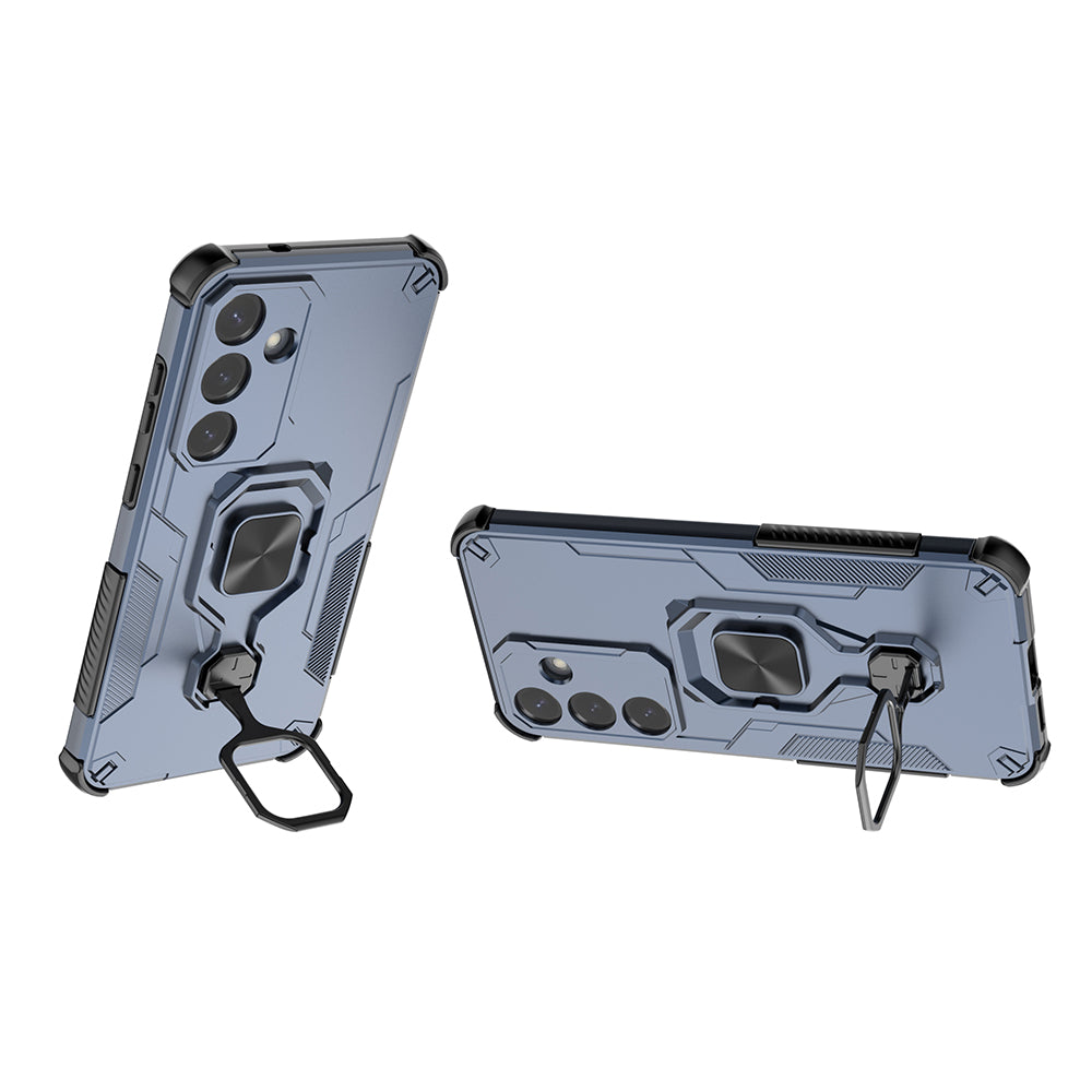 Hybrid Military Grade Armor Kickstand Rotating Ring Holder Case for Samsung Galaxy S25 Plus 5G