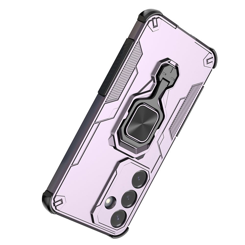 Hybrid Military Grade Armor Kickstand Rotating Ring Holder Case for Samsung Galaxy S25 Plus 5G