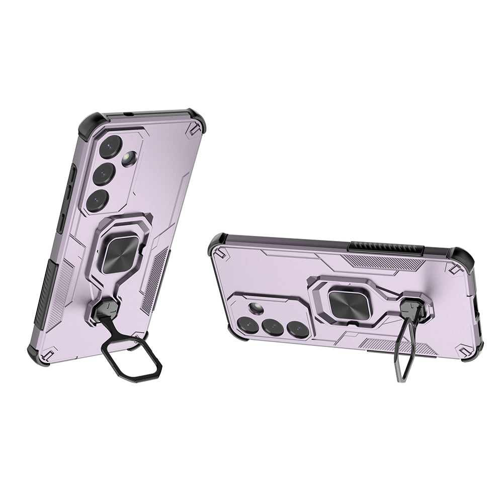 Hybrid Military Grade Armor Kickstand Rotating Ring Holder Case for Samsung Galaxy S25 Plus 5G