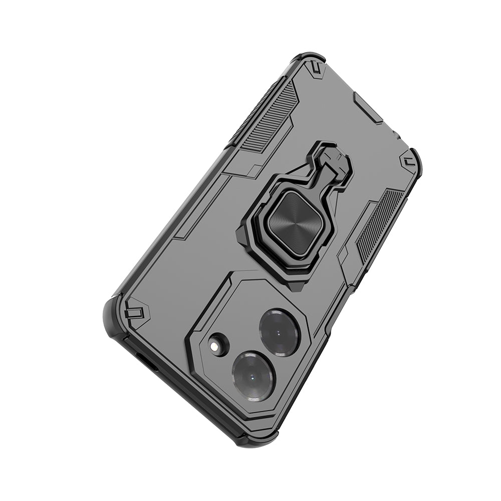 Hybrid Military Grade Armor Kickstand Rotating Ring Holder Case for Poco C71 4G / Mi Redmi A5 4G