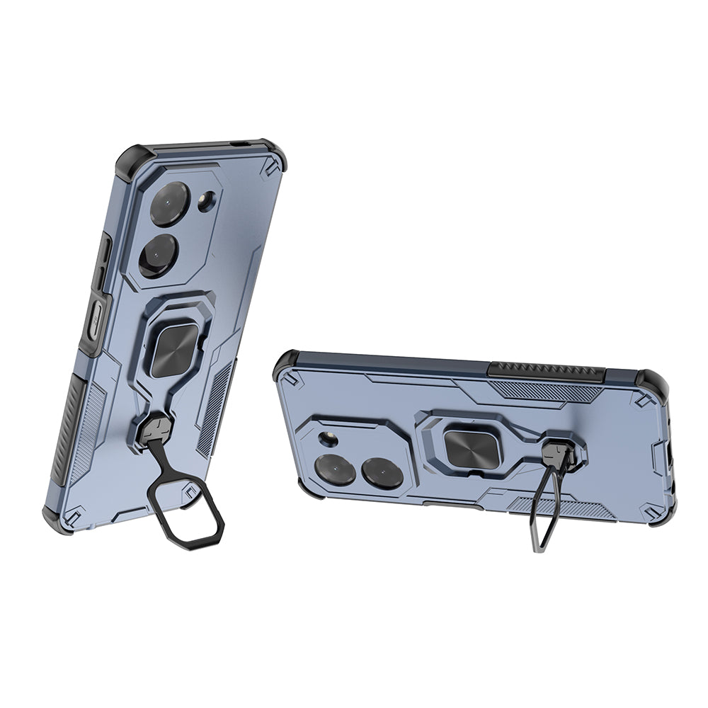 Hybrid Military Grade Armor Kickstand Rotating Ring Holder Case for Poco C71 4G / Mi Redmi A5 4G