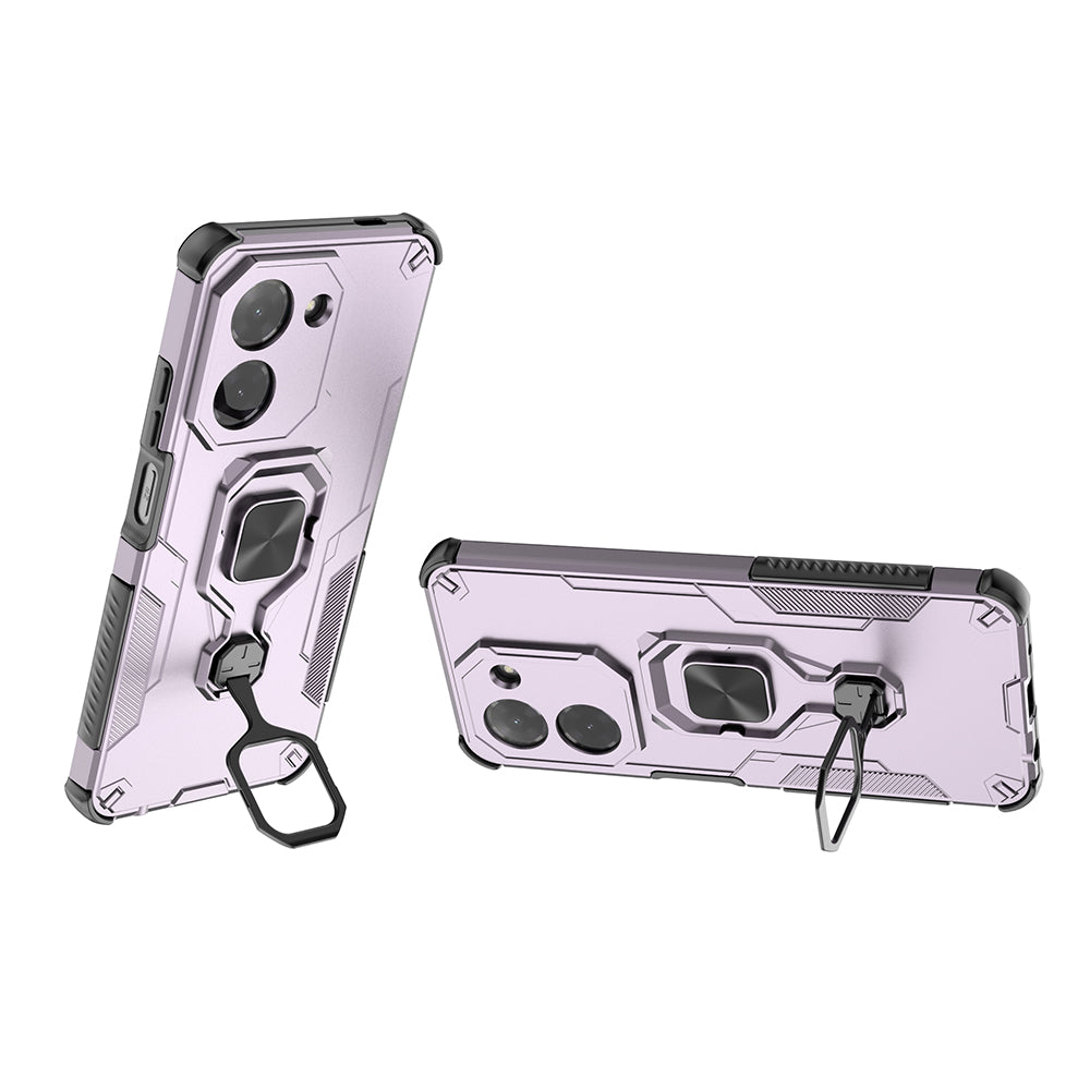 Hybrid Military Grade Armor Kickstand Rotating Ring Holder Case for Poco C71 4G / Mi Redmi A5 4G