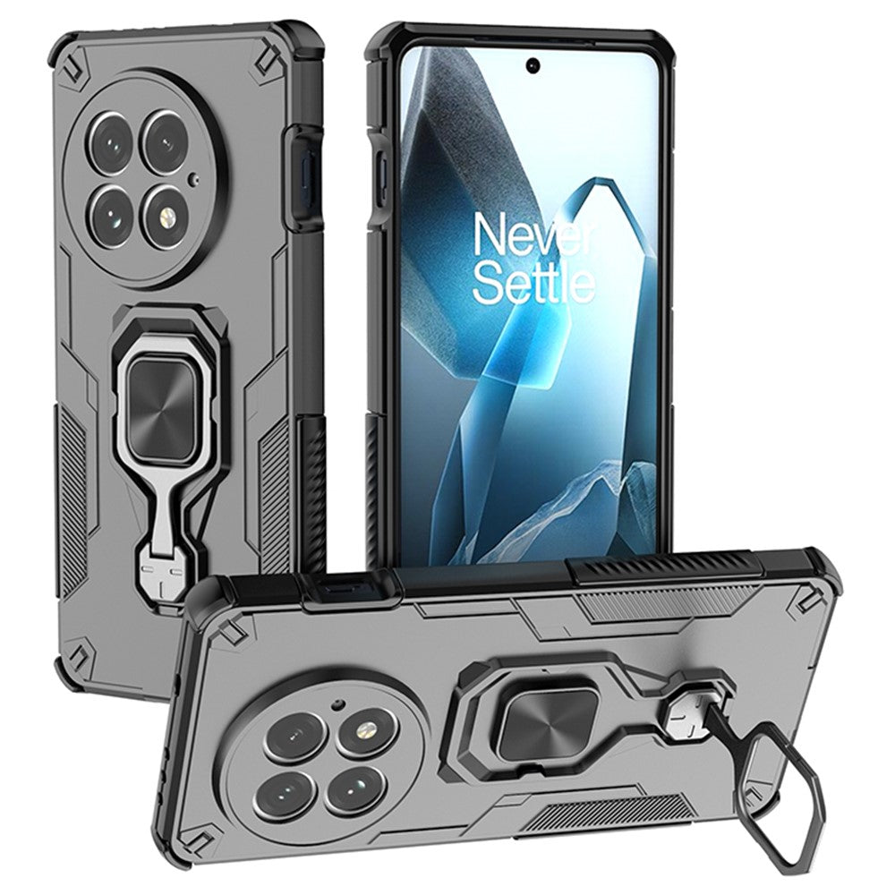 Hybrid Military Grade Armor Kickstand Rotating Ring Holder Case for OnePlus 13 5G