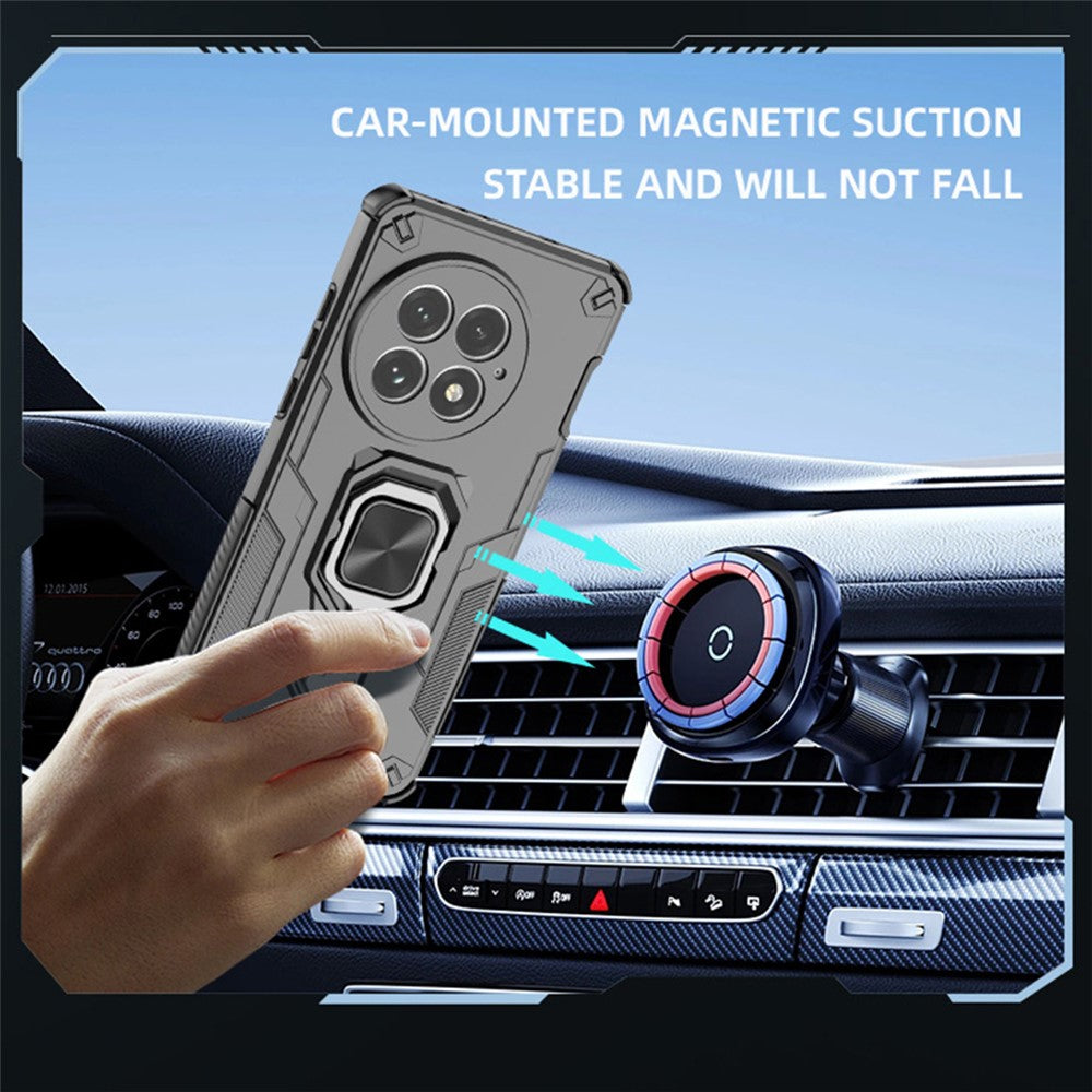 Hybrid Military Grade Armor Kickstand Rotating Ring Holder Case for OnePlus 13 5G