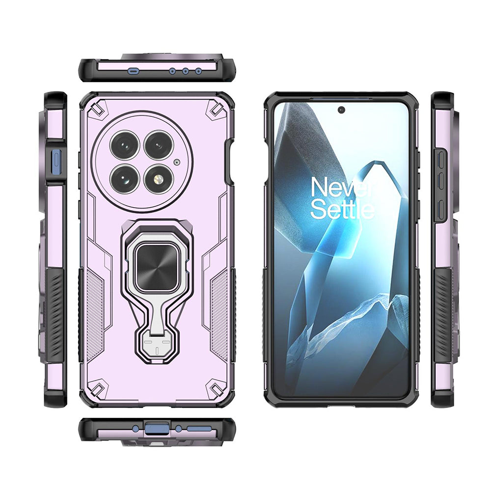 Hybrid Military Grade Armor Kickstand Rotating Ring Holder Case for OnePlus 13 5G
