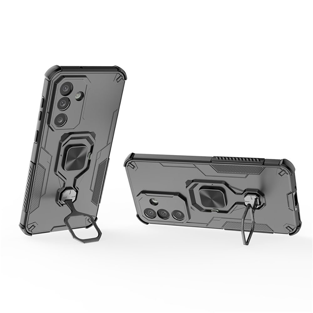 Hybrid Military Grade Armor Kickstand Rotating Ring Holder Case for Samsung Galaxy M56 5G / F56 5G