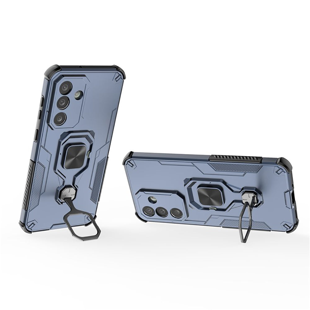 Hybrid Military Grade Armor Kickstand Rotating Ring Holder Case for Samsung Galaxy M56 5G / F56 5G