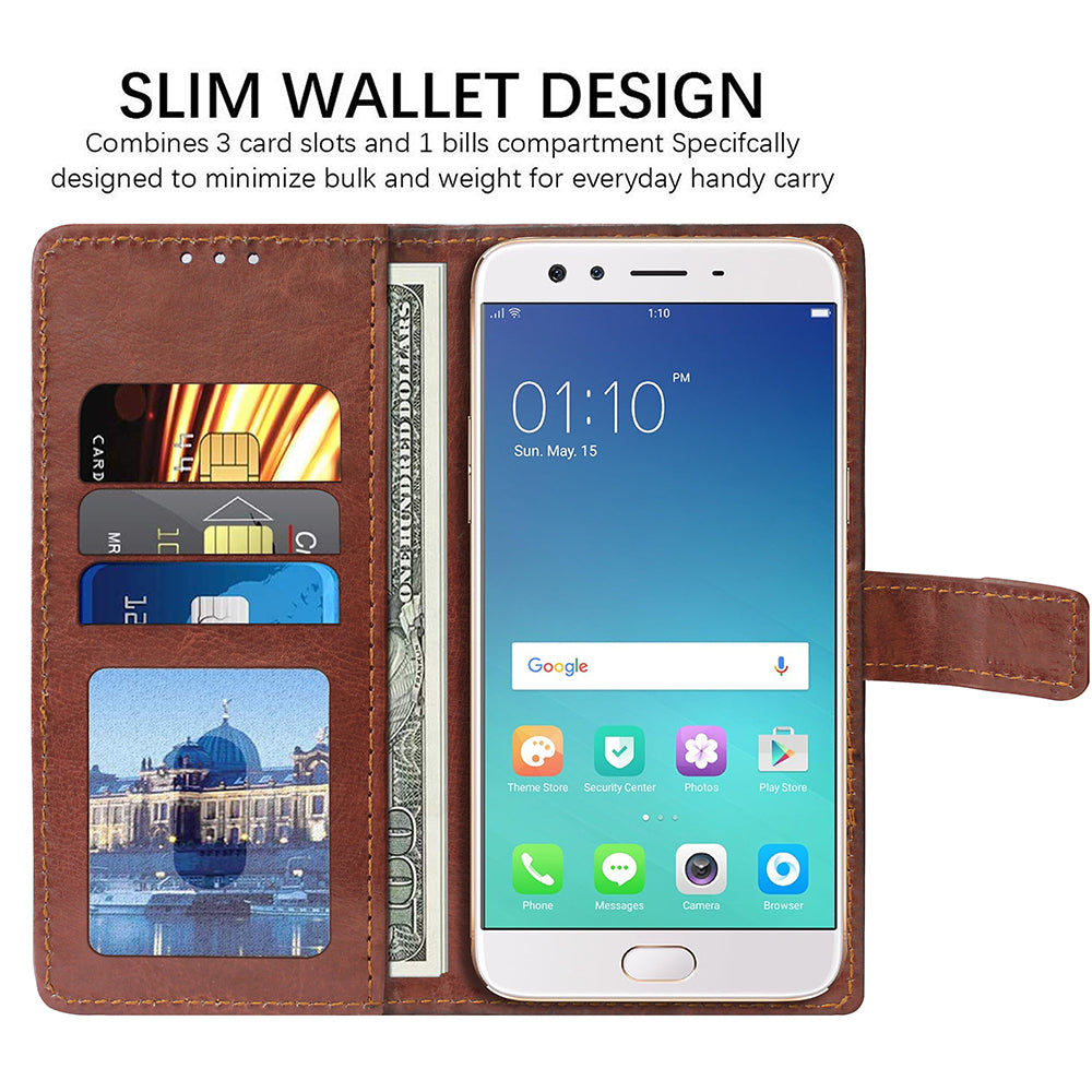 Premium Wallet Flip Cover for Oppo F3 4G