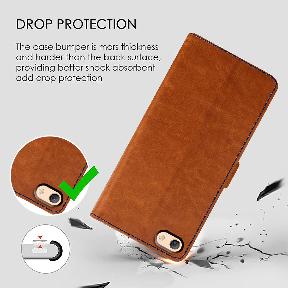 Premium Wallet Flip Cover for Oppo F3 4G