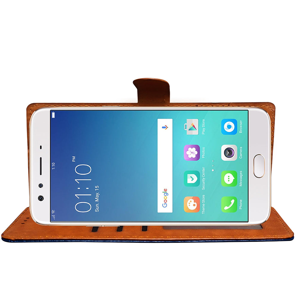 Premium Wallet Flip Cover for Oppo F3 4G