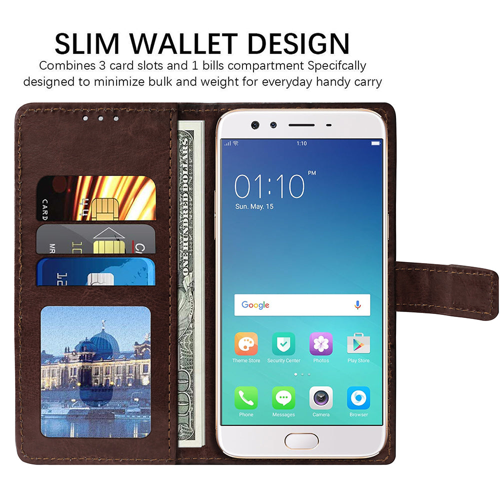 Premium Wallet Flip Cover for Oppo F3 4G