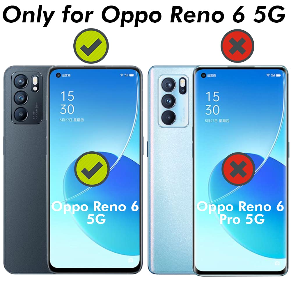 Premium Wallet Flip Cover for Oppo Reno6 5G
