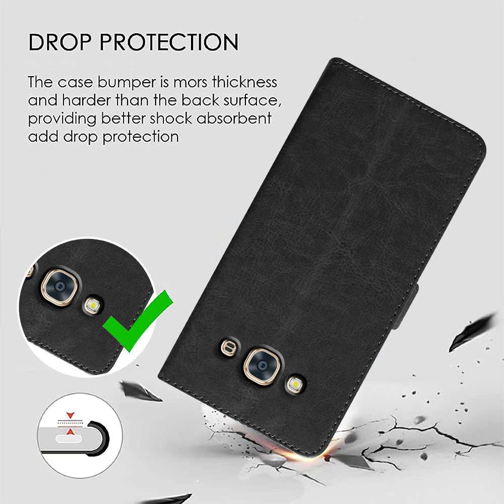 Premium Wallet Flip Cover for Samsung Galaxy J3 Pro 4G