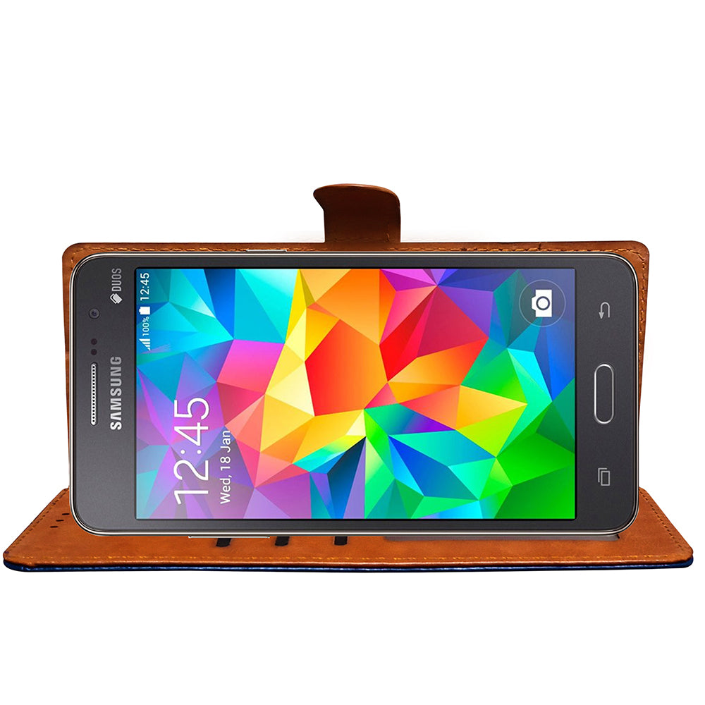 Premium Wallet Flip Cover for Samsung Galaxy Grand Prime G5308 4G