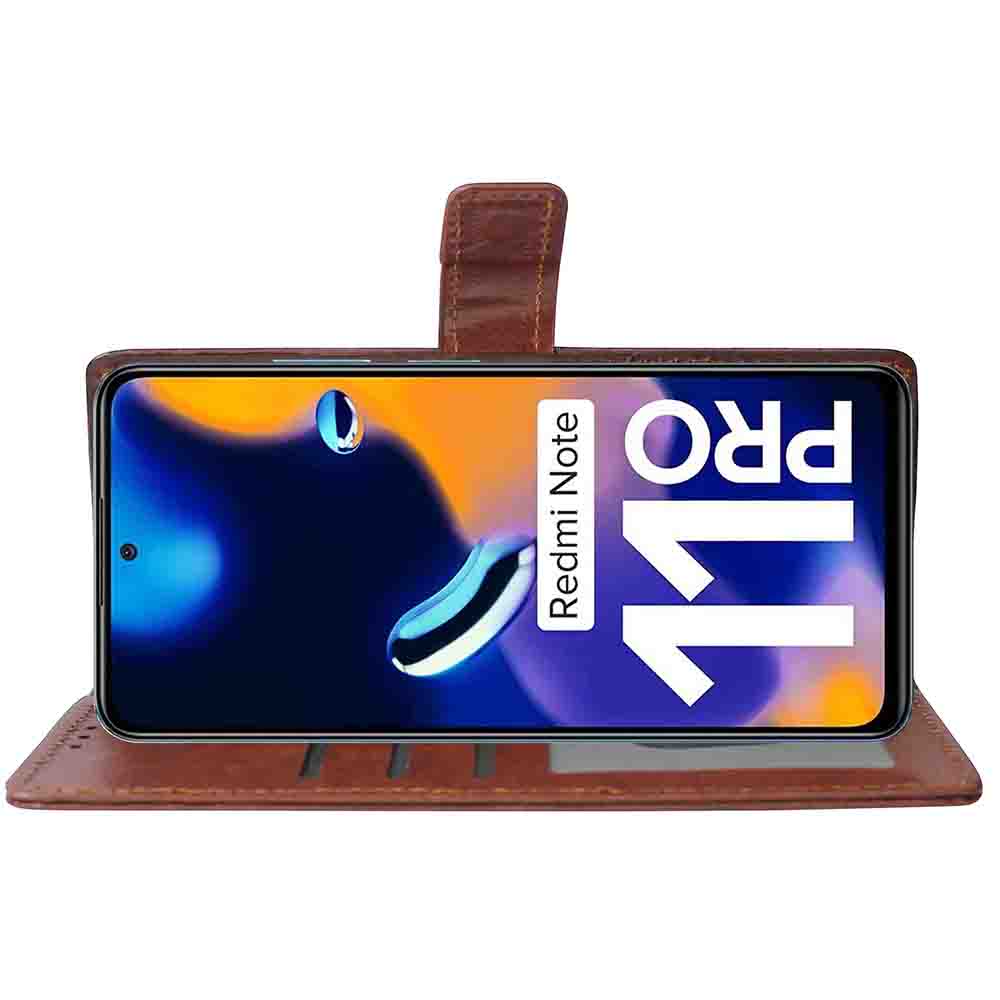 Premium Wallet Flip Cover for Mi Redmi Note 11 Pro 5G